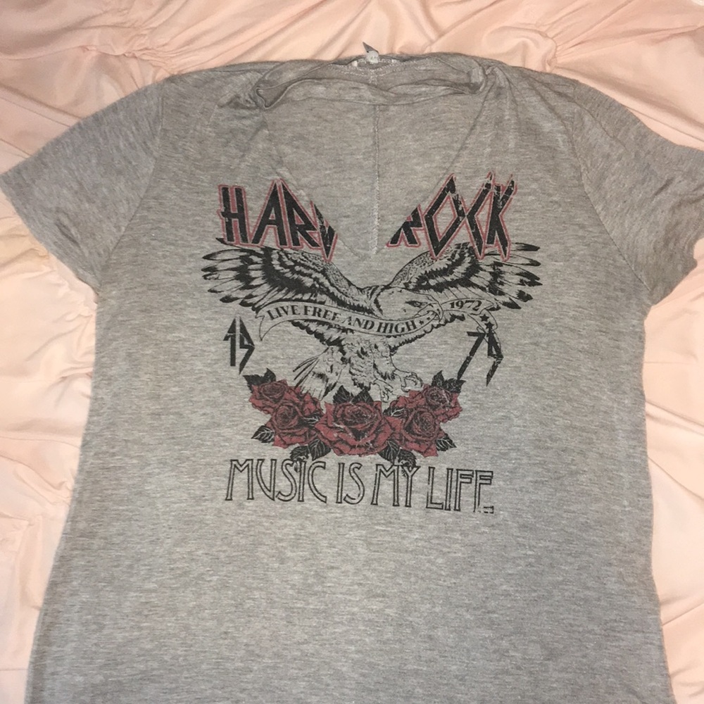 Grey band T shirt